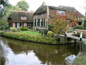 Giethoorn in Olanda 