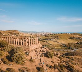 acropoli di agrigento dall'alto